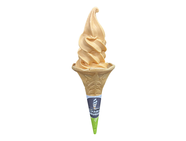 垂水産びわソフトクリーム